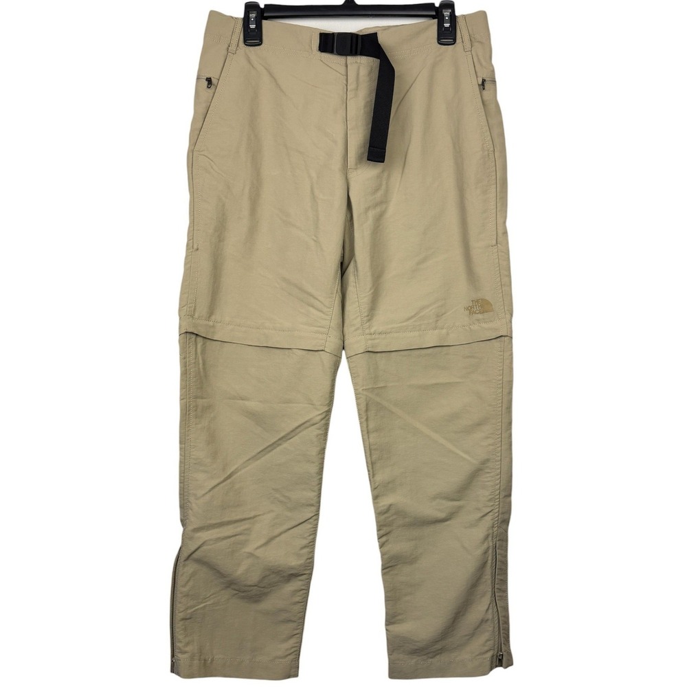 The North Face Paramount Peak CONVERTIBLE Hiking Pants Mens 32 Short 32x27 Tan